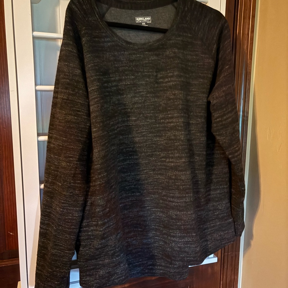 Kirkland Signature Charcoal and Black Pullover